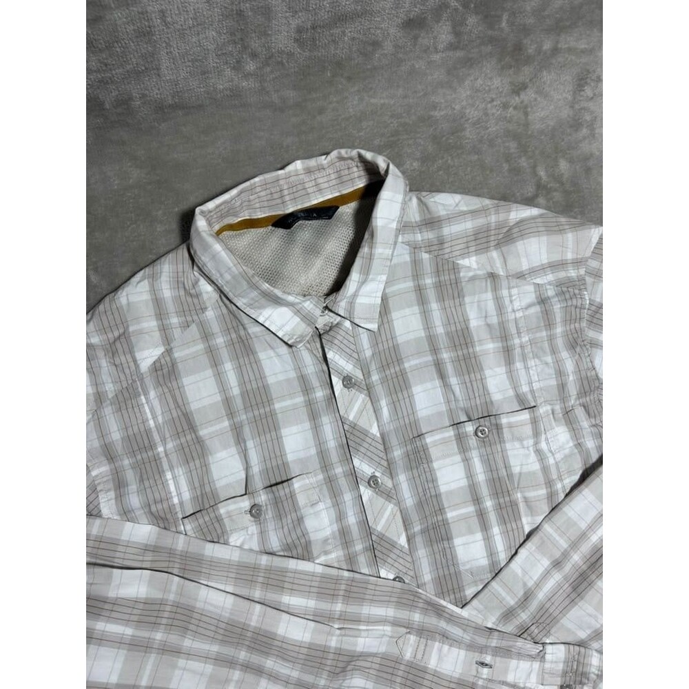 Arcteryx Shirt Men XL Extra Large Button Up Plaid Hiking Outdoor Long Sleeve